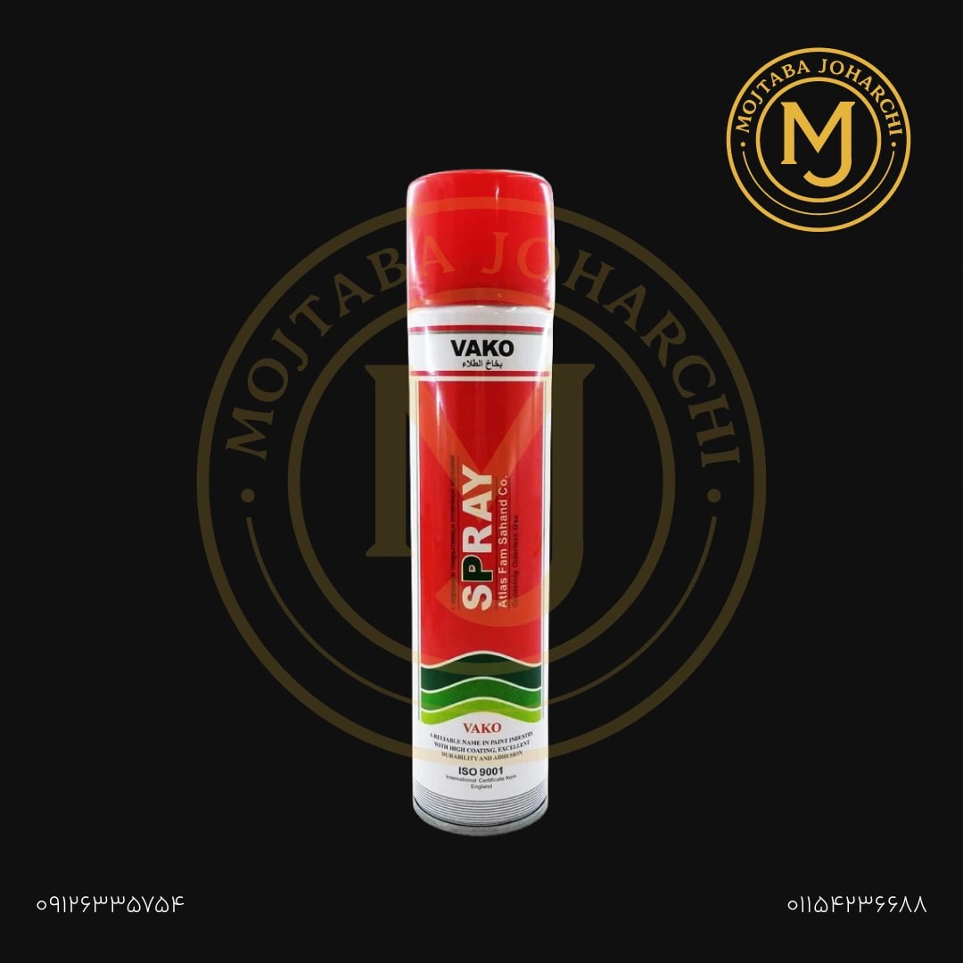 vako-red-spray-paint-300ml-main اسپری رنگ قرمز واکو حجم 300 میلی لیتر